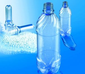 Recycled pet bottle granules