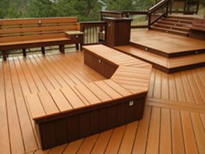 sell wood plastic granules in building